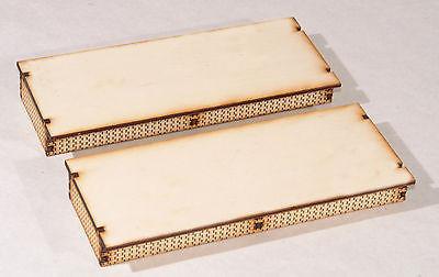 PS007 Plain Surface Platform Twin pack OO Gauge Laser Cut Kit