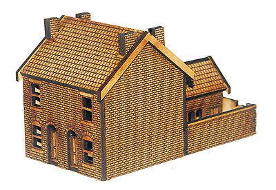 N-HS001 Victorian Double Terraced Houses N Gauge Laser Cut Kit