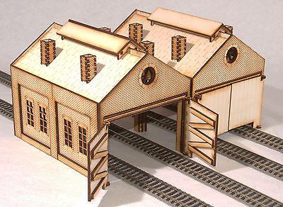 ES002 Engine Shed Twin Pack OO Gauge Laser Cut Kit