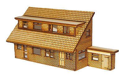 HS006 Semi Detached Dormer Bungalows Rear Low Relief OO Gauge Laser Cut Kit