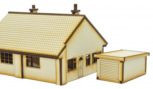 HS016 Semi Detached Bungalows OO Gauge Laser Cut Kit