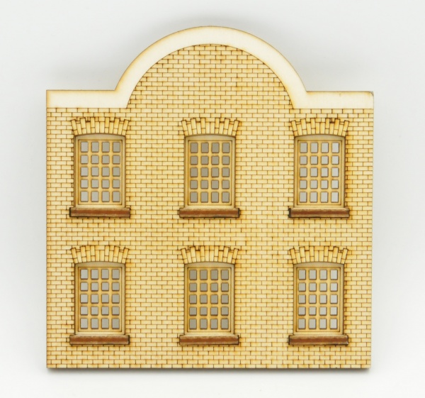 WH006 Ultra Low Relief Warehouse Window Frontage OO Gauge Laser Cut Kit