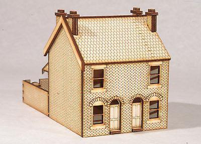 HS001 Victorian Double Terraced Houses OO Gauge Laser Cut Kit
