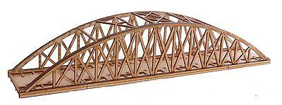 BR014 Single Track Mid Length Bowstring Rail Bridge OO Gauge Model Laser Cut Kit