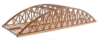 BR013 Twin Track Mid Length Bowstring Rail Bridge OO Gauge Model Laser Cut Kit